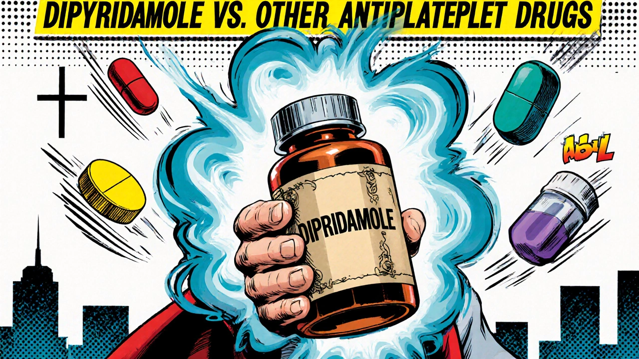 Dipyridamole vs. Other Antiplatelet Drugs: A Comparison Guide