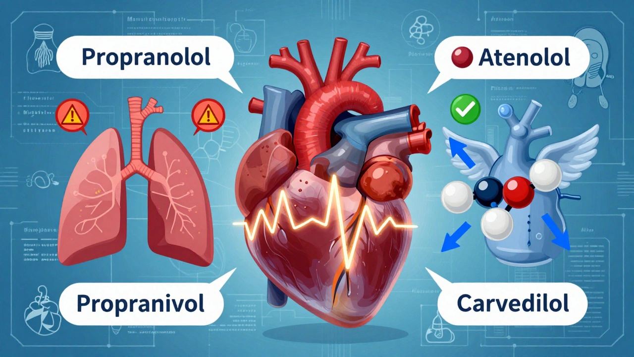 Beta-Blockers: How Different Types Interact and Why Drug Choice Matters