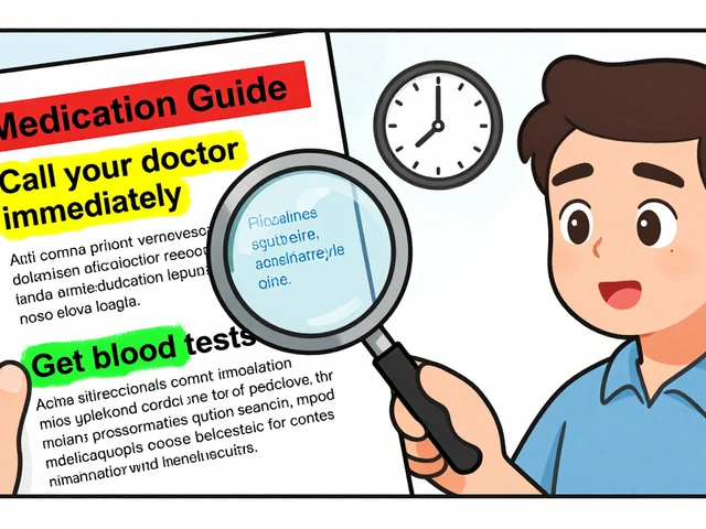 How to Read Medication Guides to Spot Serious Risks and Monitoring Requirements